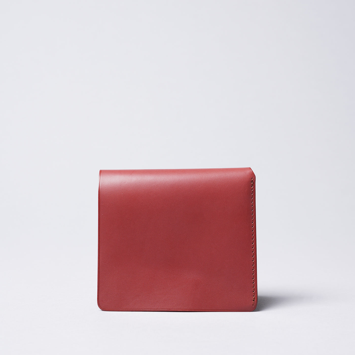 <ASUMEDERU>  Folded Wallet with Open Bill Pocket / Red