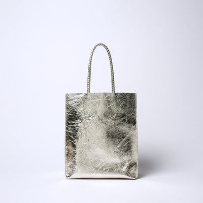 <Coquette> Leather Tote (Shiny) / Gold