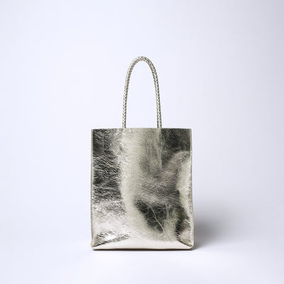 <Coquette> Leather Tote (Shiny) / Gold