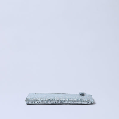 ＜Coquette＞Lzip Wallet 波紋/銀色