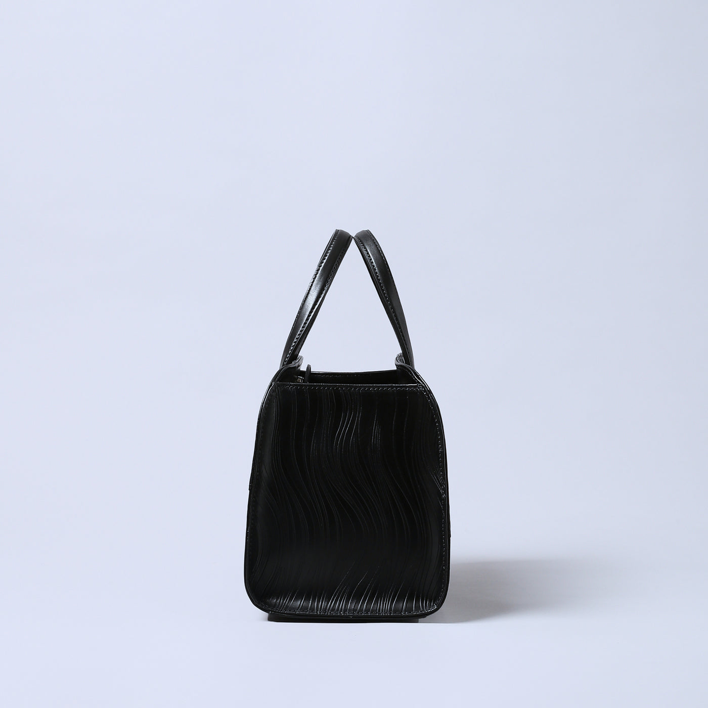 ＜ESTINE＞Noirism系列 兩用型皮革手提包/黑色