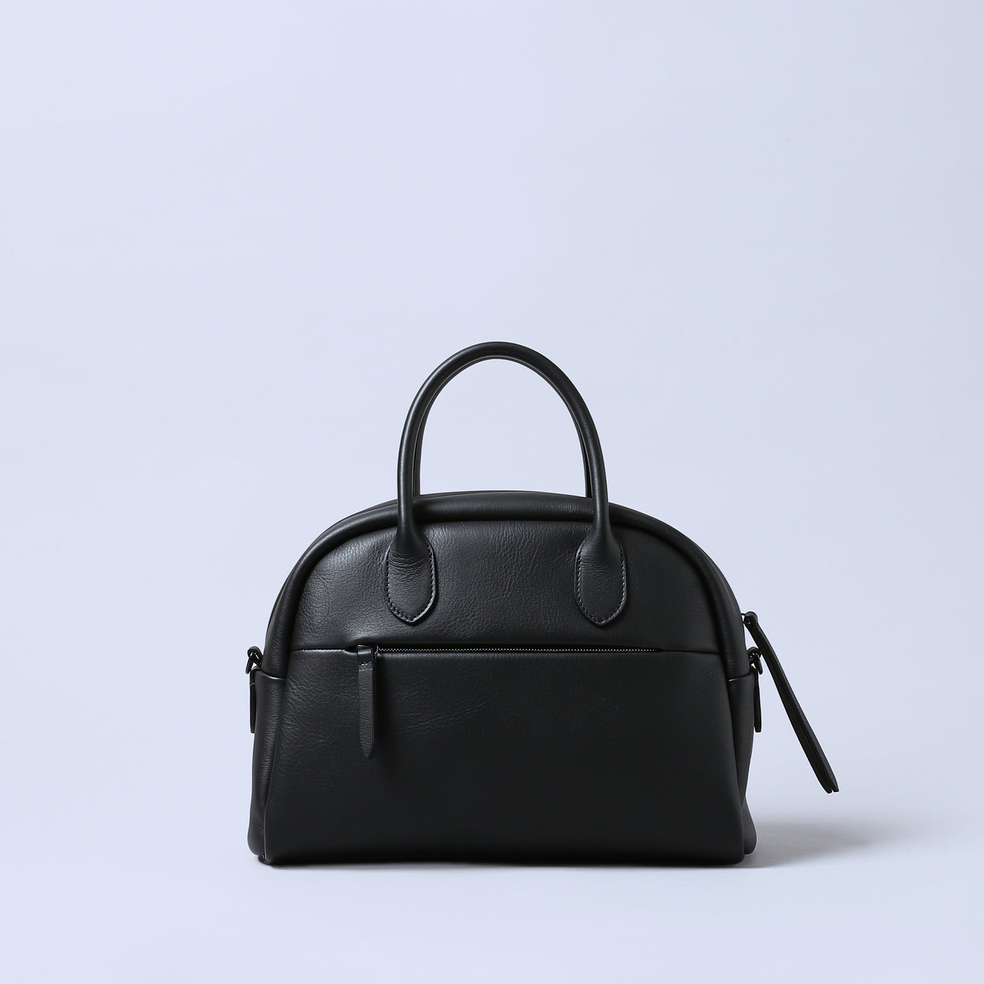 ＜エスティーヌ＞ミニュラシリーズ レザー2WAYハンドバッグ/ブラック