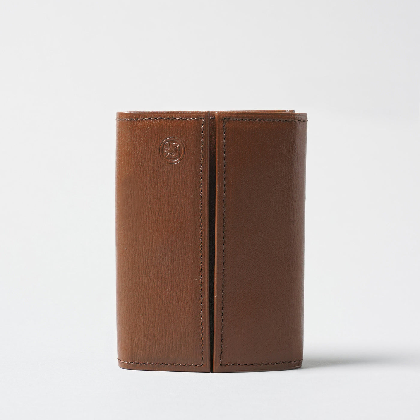 <Hawk Feathers> Kangaroo  Trifold Wallet / Brown