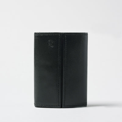 <Hawk Feathers> Kangaroo  Trifold Wallet / Black