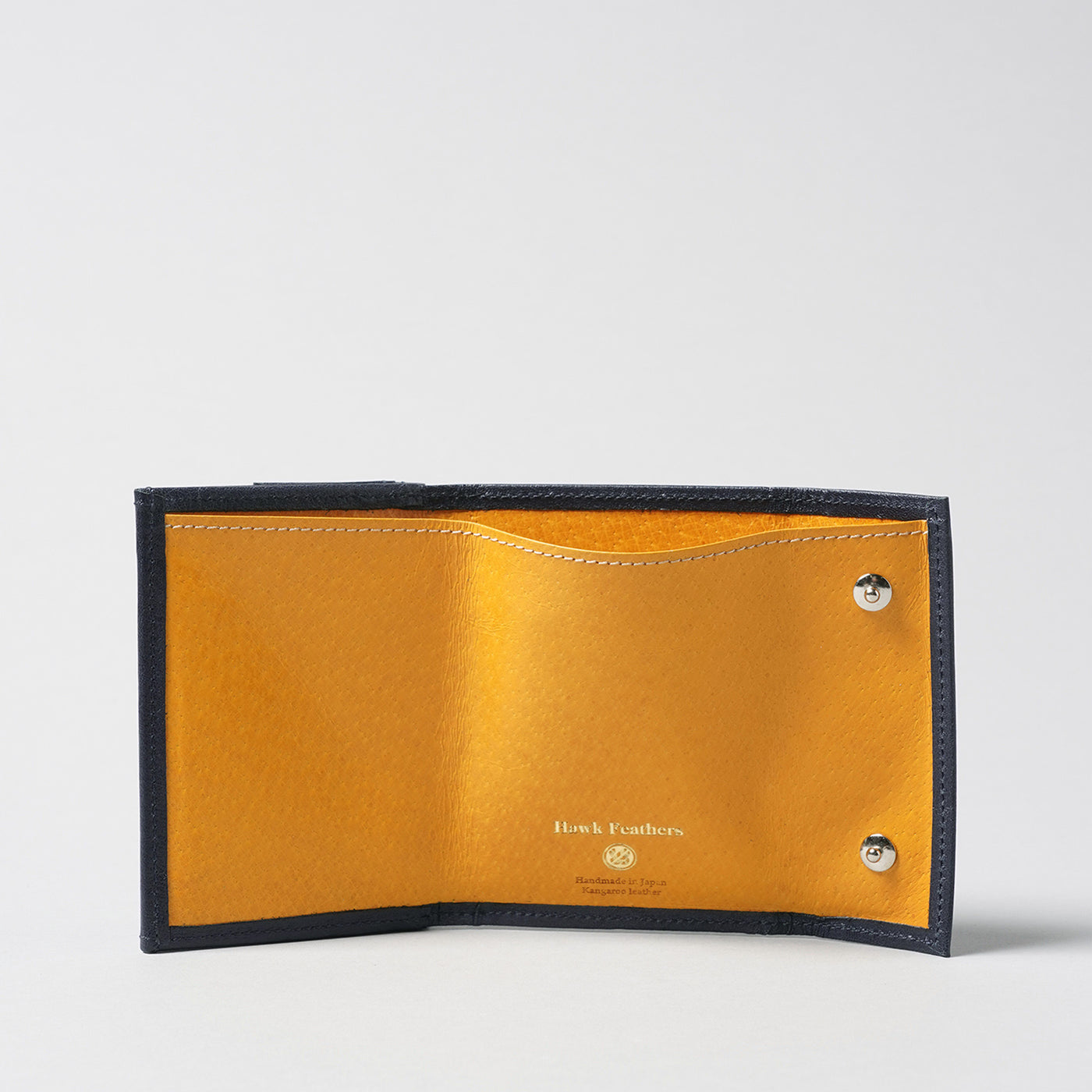 <Hawk Feathers> Kangaroo  Trifold Wallet / Navy