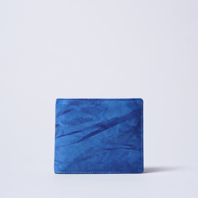＜キクヒロ＞藍染・折財布小銭入付/ブルー（藍色）