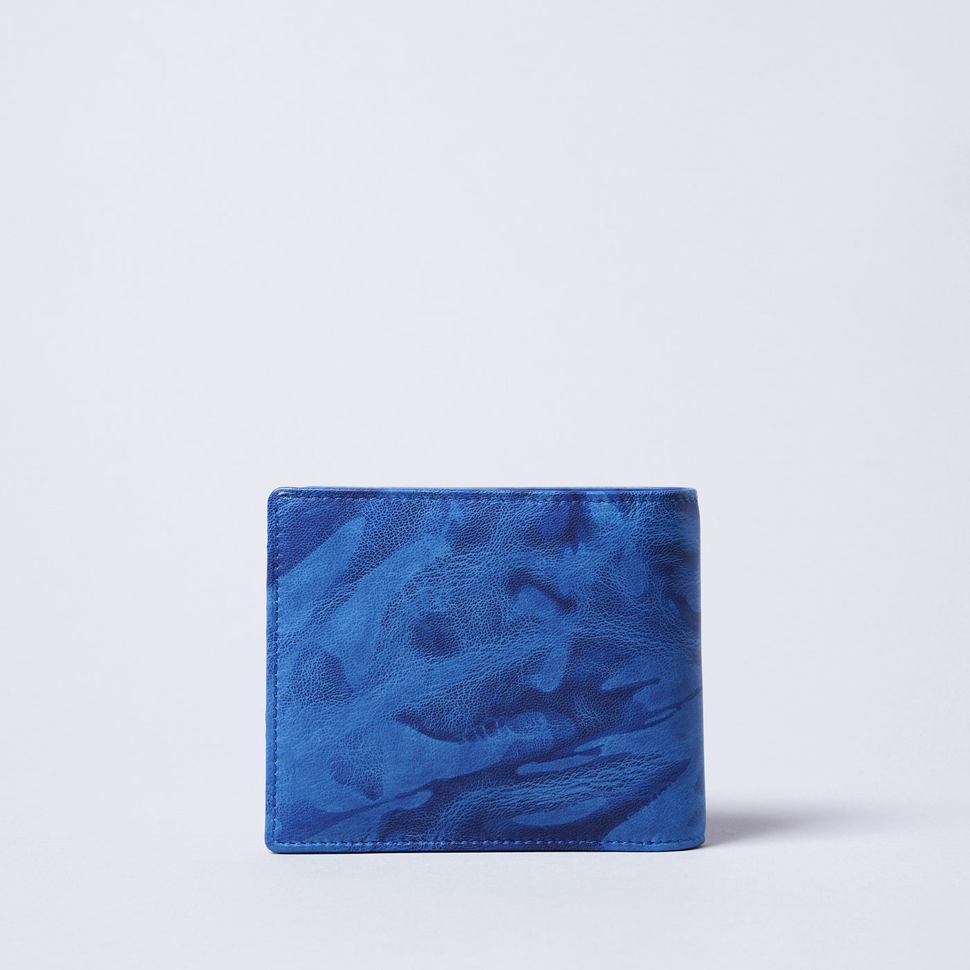 ＜キクヒロ＞藍染・折財布小銭入付/ブルー（藍色）