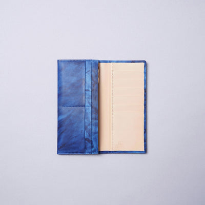 ＜KIKUHIRO＞藍染 長夾/藍色