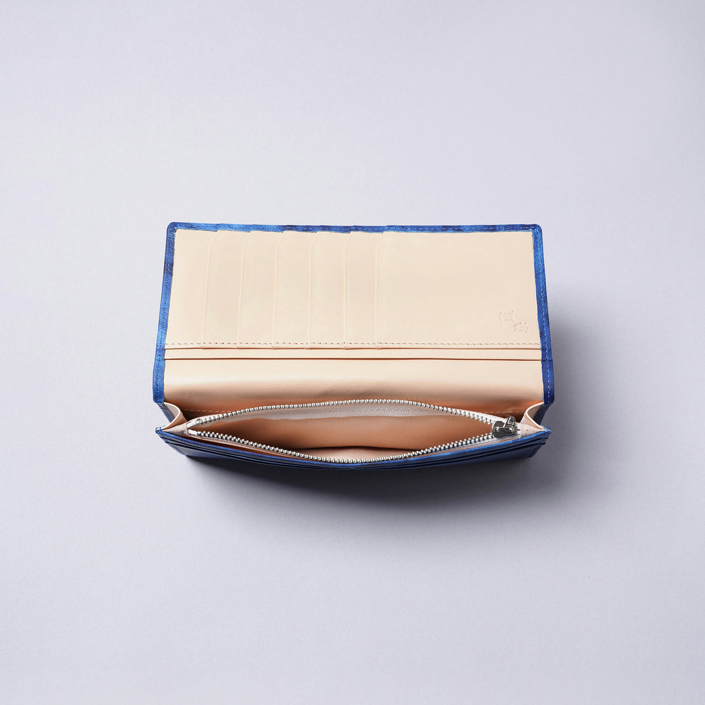 ＜KIKUHIRO＞藍染 長夾/藍色