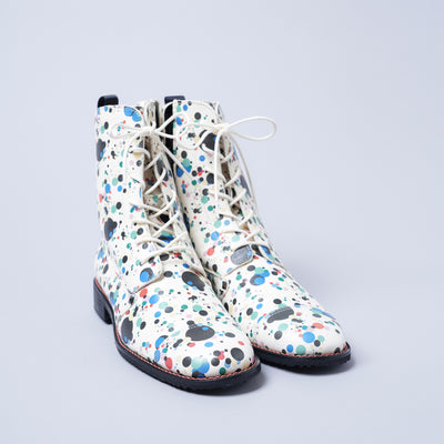 ＜KUTSUNE＞LAST FLOWER BOOTS / Liberty Dot(多色系)