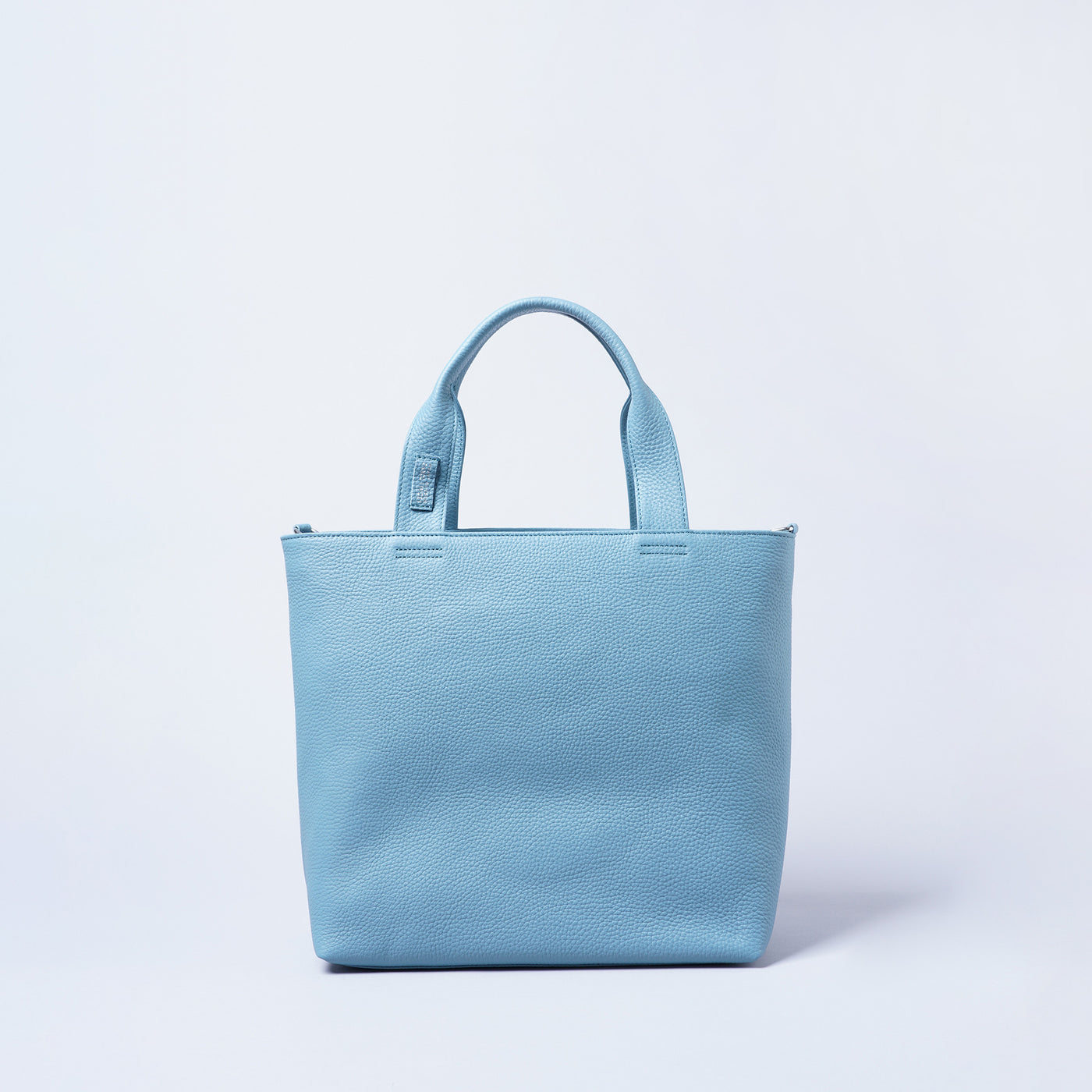 <LEZALI> Embossed Leather A4 Tote / Sky