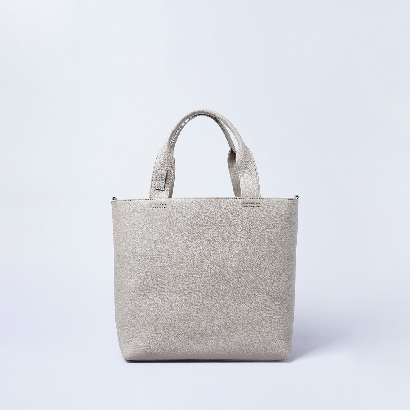 <LEZALI> Embossed Leather A4 Tote / Taupe