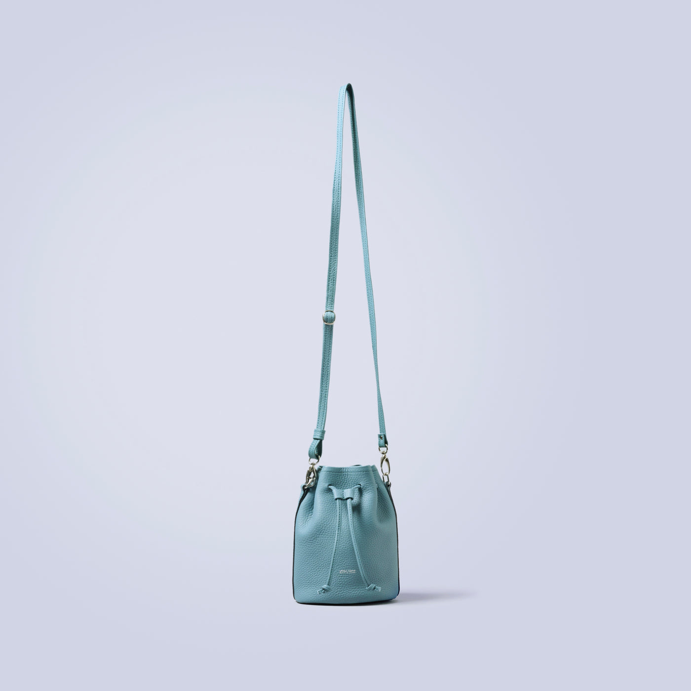 ＜レザリ＞エンボスミニ巾着ショルダー/トープ