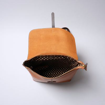 <Laisser Faire> Search Vegetable Tanned Combination Back Pack / Red