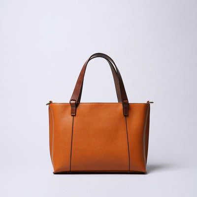 <Laisser Faire> Search Vegetable Tanned Combination 2 Way Hand Bag / Red