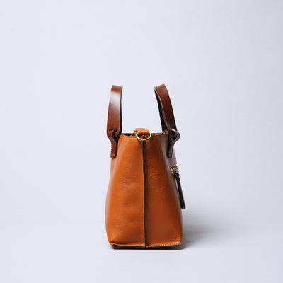 <Laisser Faire> Search Vegetable Tanned Combination 2 Way Shoulder Bag / Red