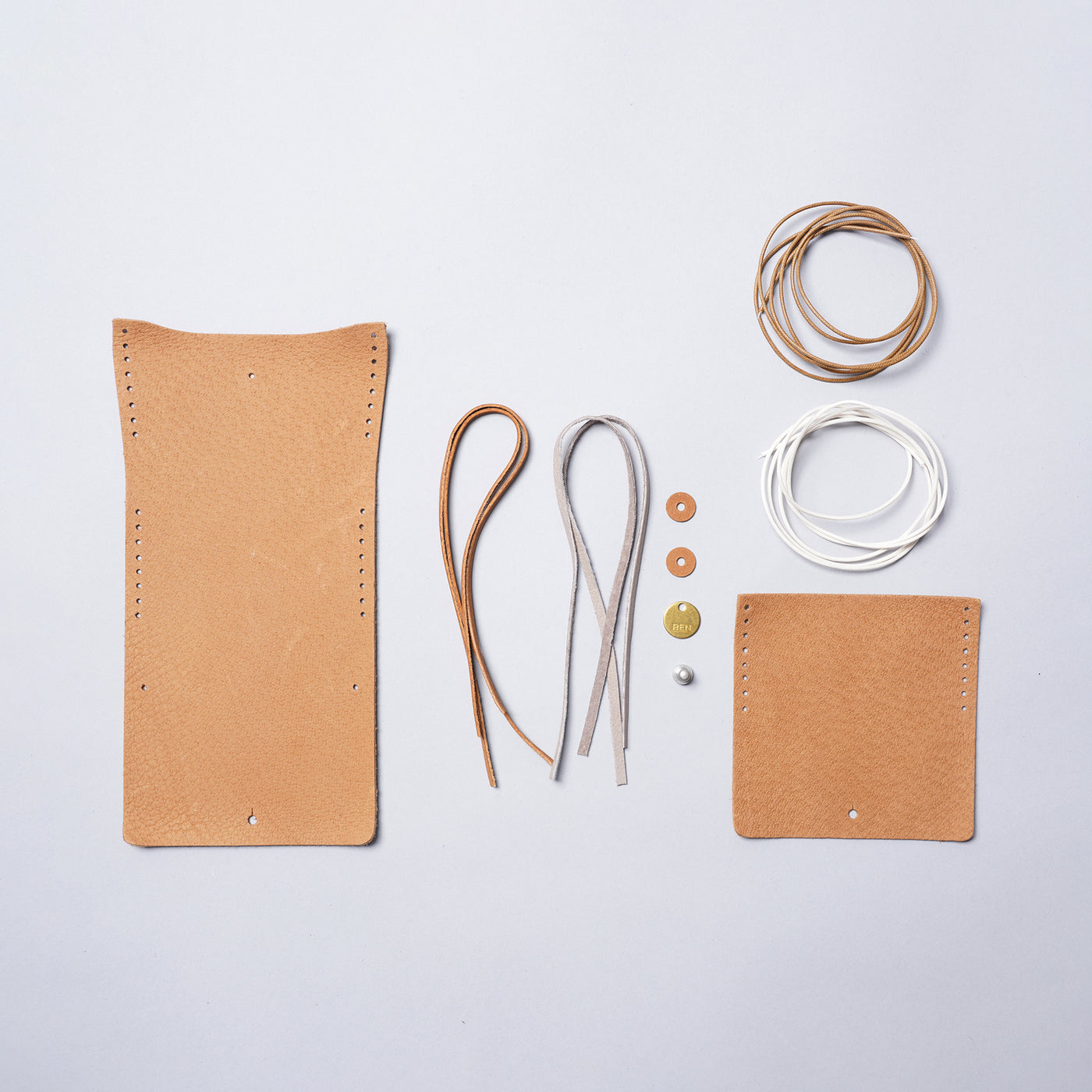 <ren> Coin Purse Work Shop Kit	 / Camel