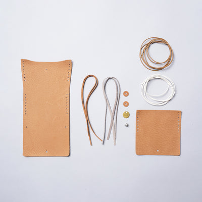 <ren> Coin Purse Work Shop Kit	 / Camel