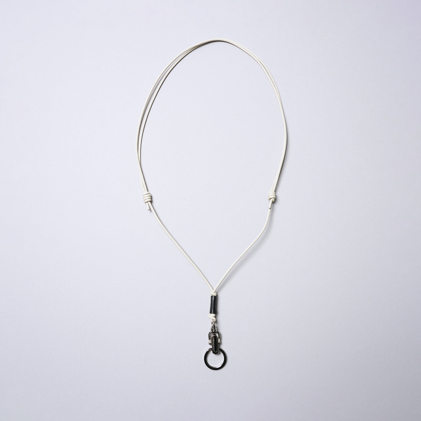 多功能皮革掛繩（Clip Hook）/黑色