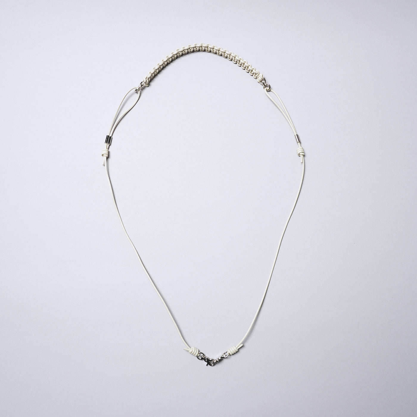 皮革編織多功能掛繩/駱駝色