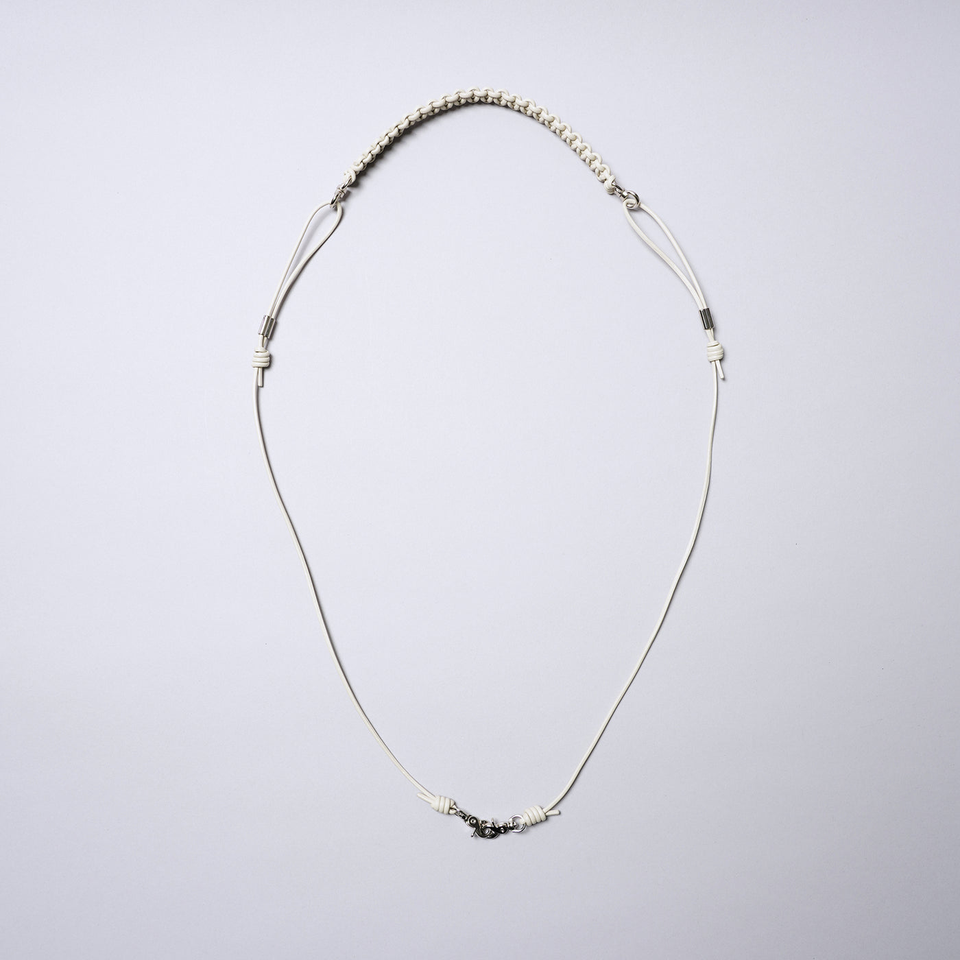 皮革編織多功能掛繩/駱駝色