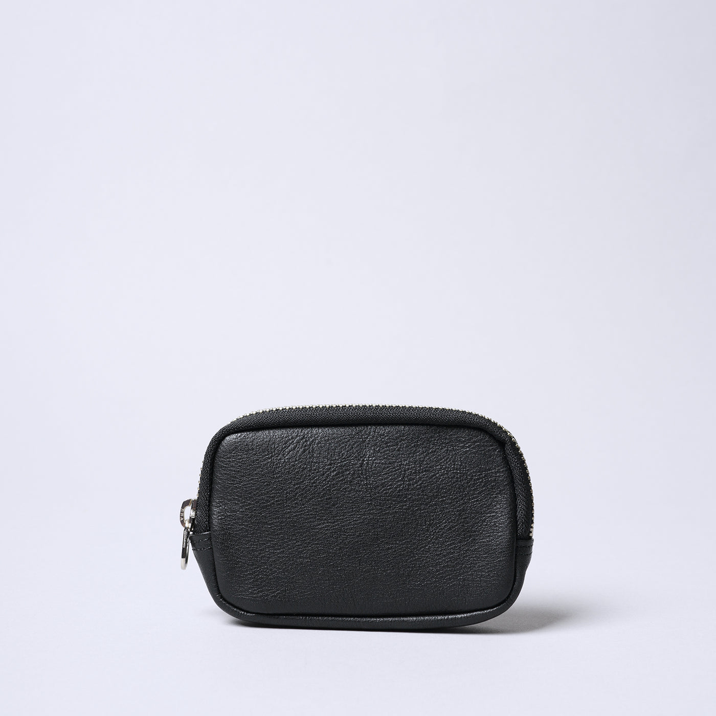<SENTI FLATTER THE SENSES> Round Zip Key & Multi Pouch/ Black