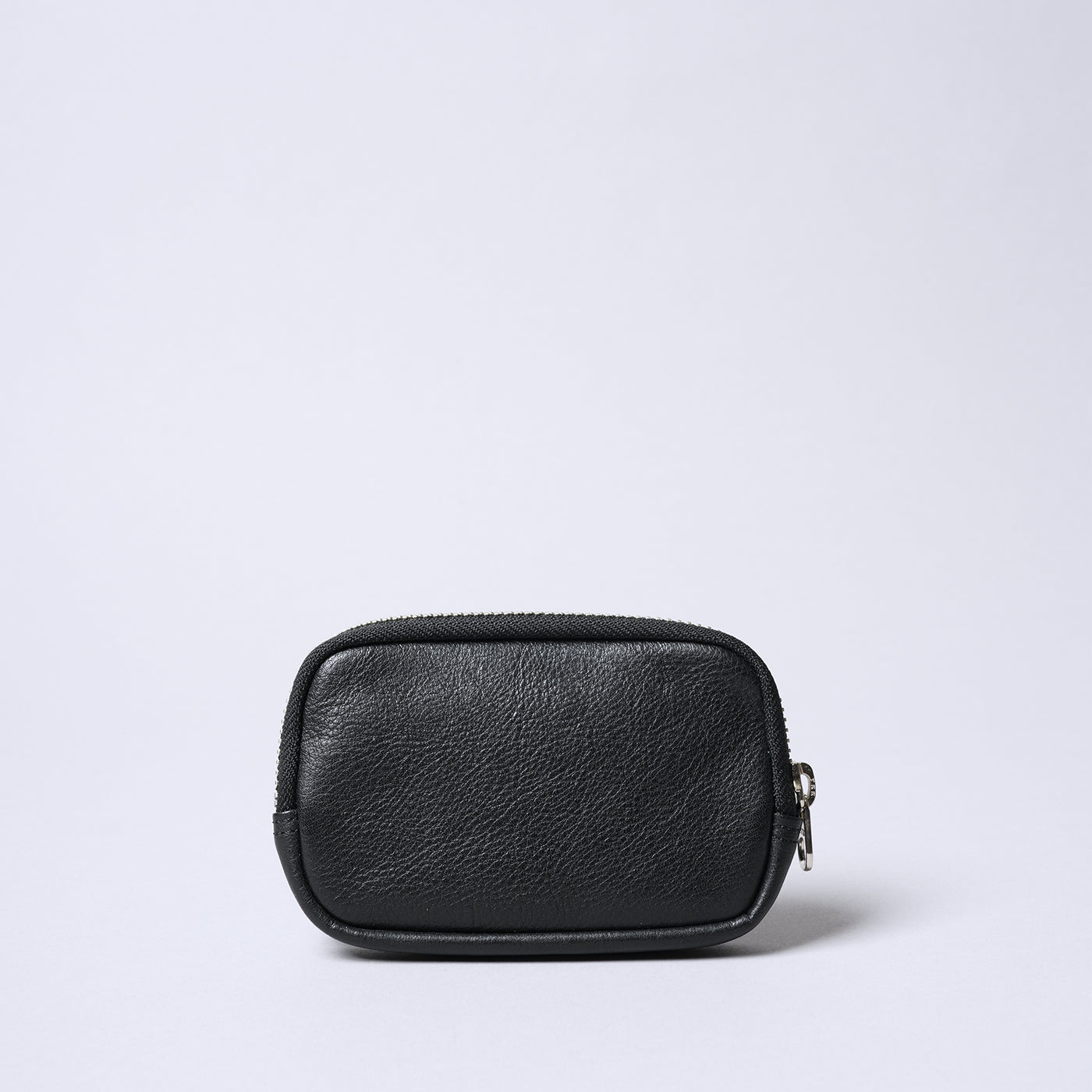 <SENTI FLATTER THE SENSES> Round Zip Key & Multi Pouch/ Black