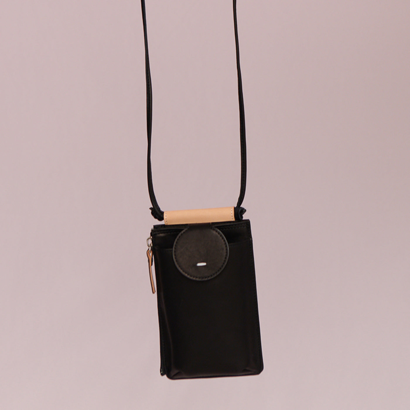 <Estine> Logical Series Mini Crossbody Shoulder Bag / Silver