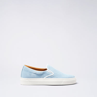 <TOSS> Lance Slip On Leather Sneakers / Blue