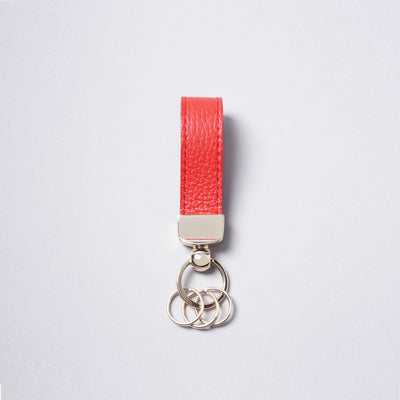 <bell la bell> Italian Leather Key Ring / Greige