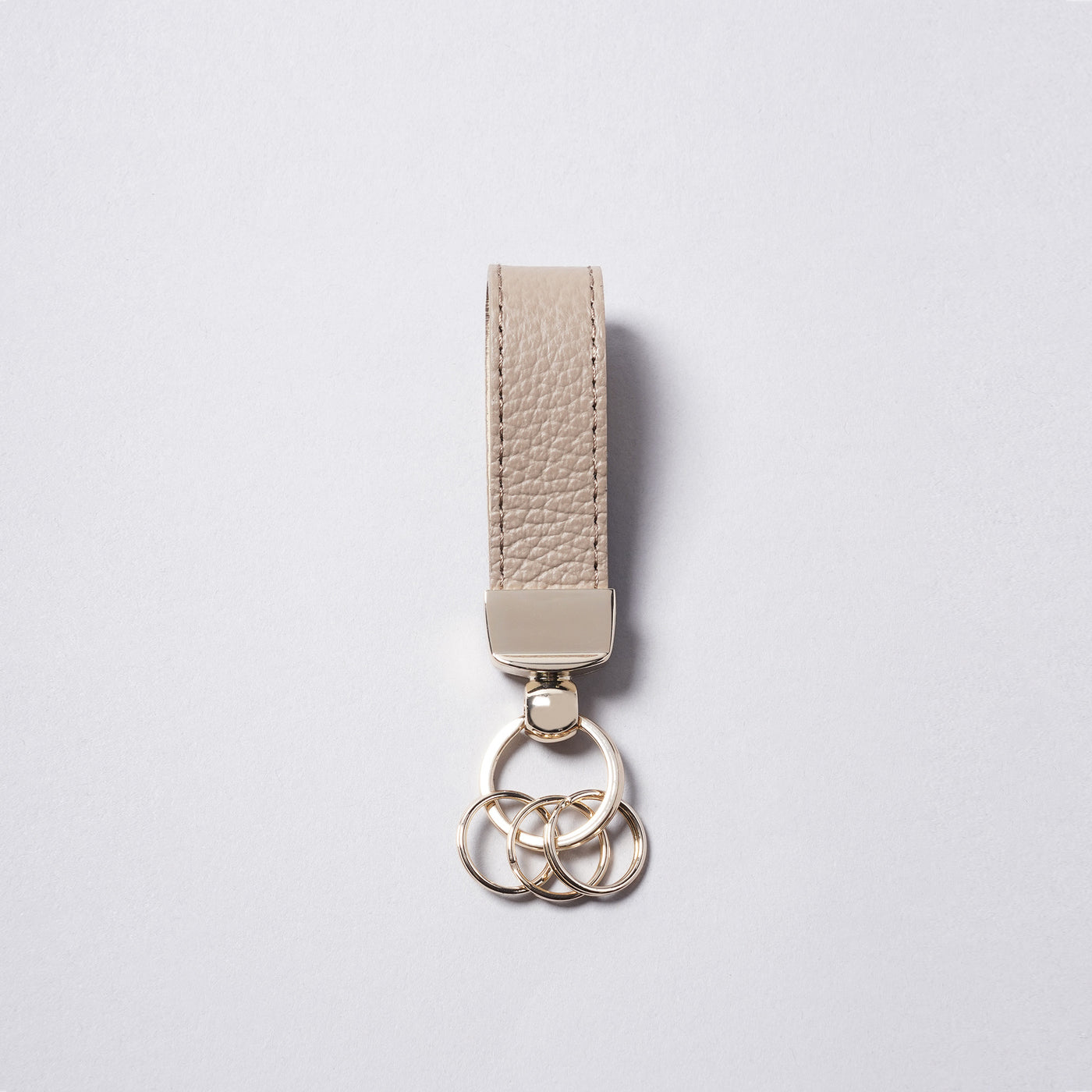 <bell la bell> Italian Leather Key Ring / Purple