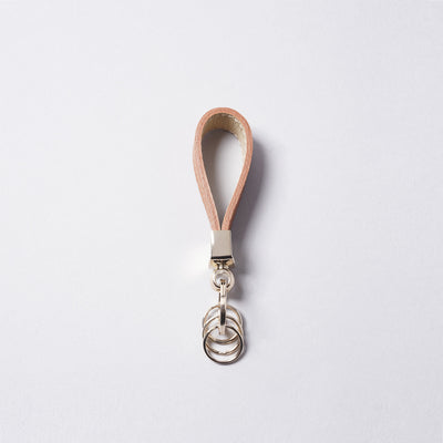 <bell la bell> Italian Leather Key Ring / Dark Brown