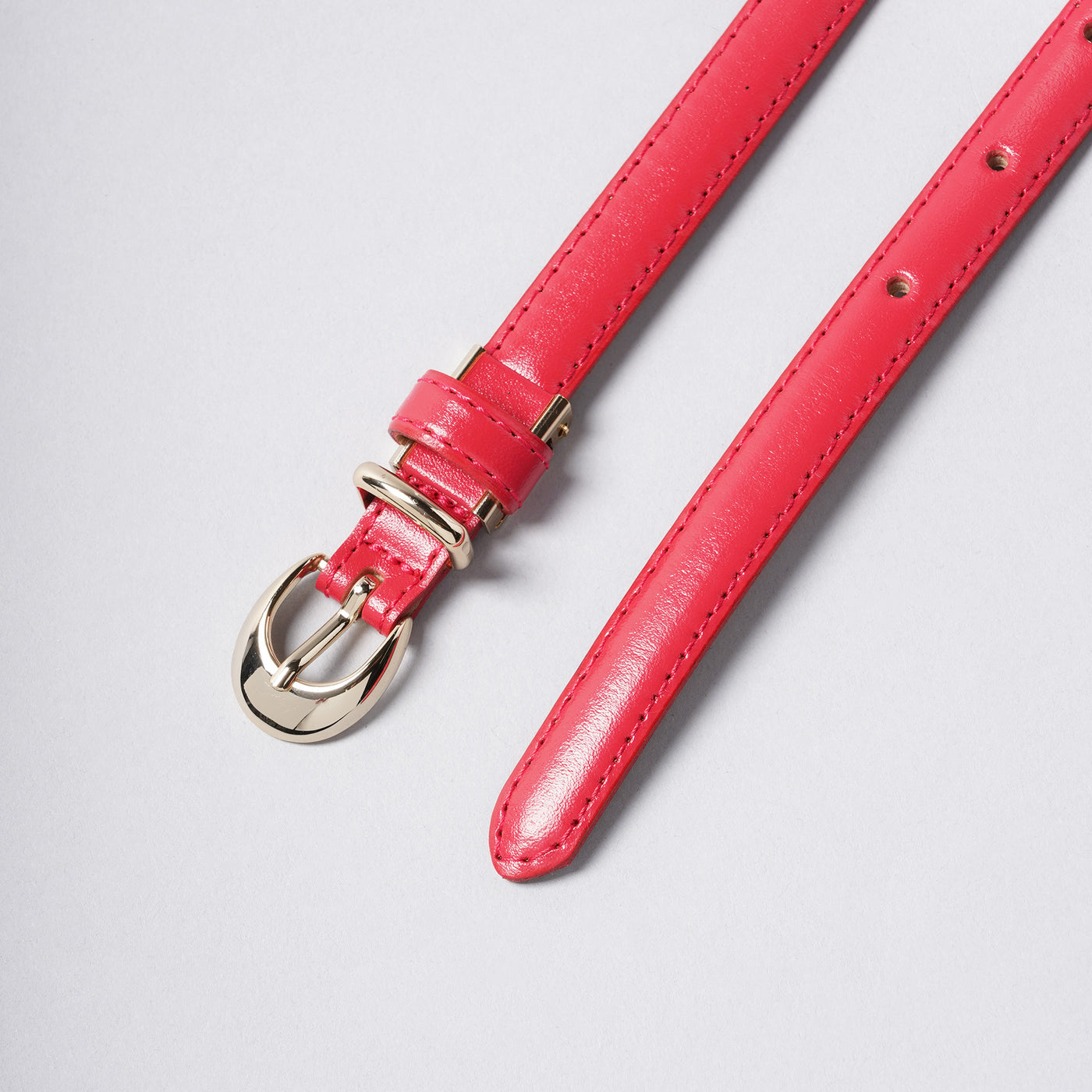 <bell la bell> Women's Skinny Belt / Red