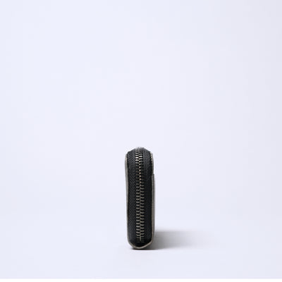 ＜エンリオ＞ラウンドファスナー小銭入れ/ブラック