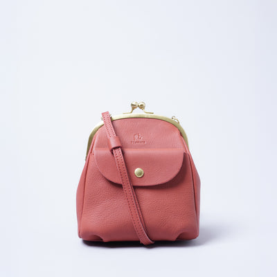 ＜キソラ＞口金タテショルダー/キャメル