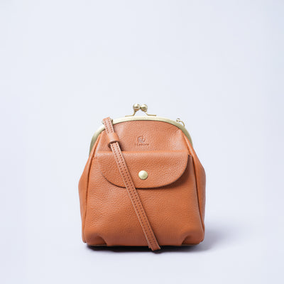 ＜キソラ＞口金タテショルダー/オレンジ