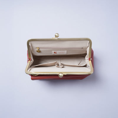 ＜kissora＞Tommy 口金托特包&斜背包/駱駝色