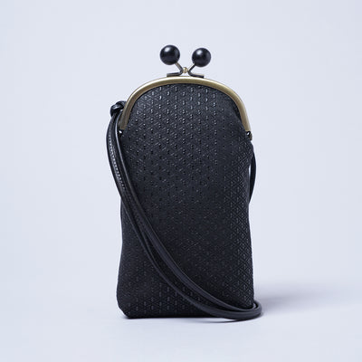 <kissora> Kotoinden Kiss Lock Smart Phone Shoulder / Hyotan BLK