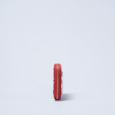 ＜kissora＞友禪文庫 RF零錢包/TOKYO（白色）