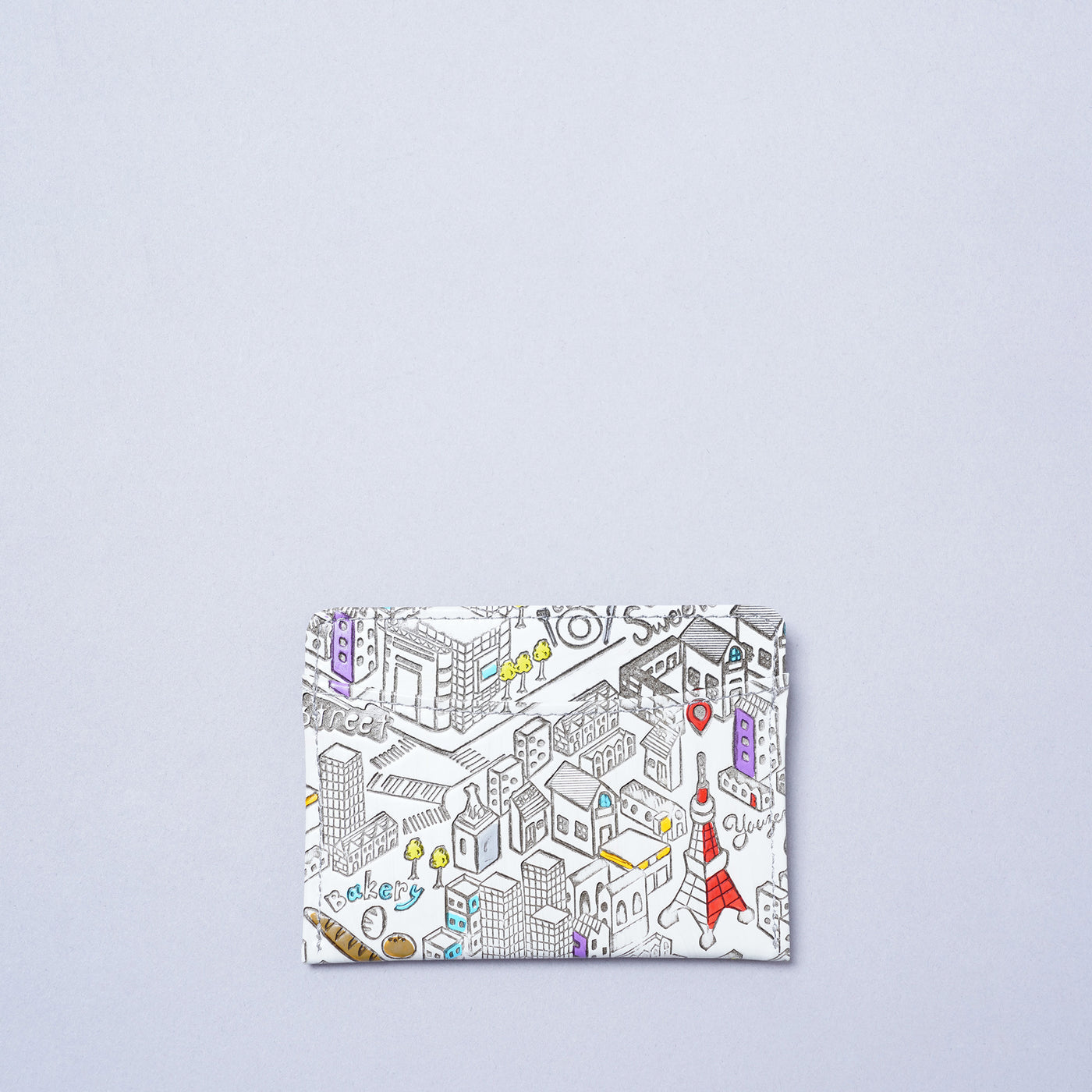 <kissora> Yuzen Bunko Pass Case / TOKYO (White)