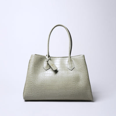 ＜レグ＞クローマ A4トートバッグ/ホワイト