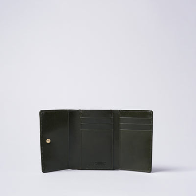 <mic> Kiss Lock Tri-fold Wallet / Camel