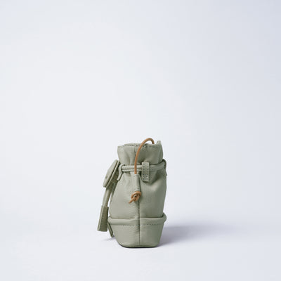 ＜soi＞ Micro Drawstring Shoulder Bag / White Gray