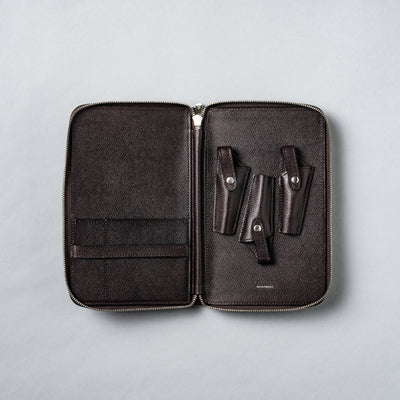 <WILDSWANS> Scissor Case Horween / #8 x Chocolate