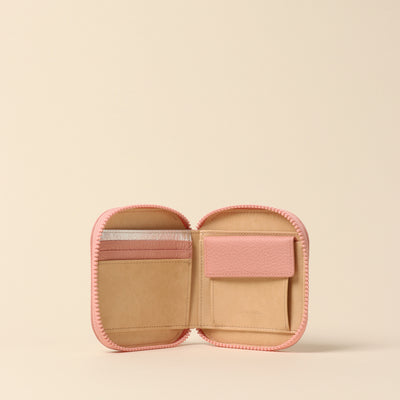 <itten-itten > Round Mini Wallet / Terracotta