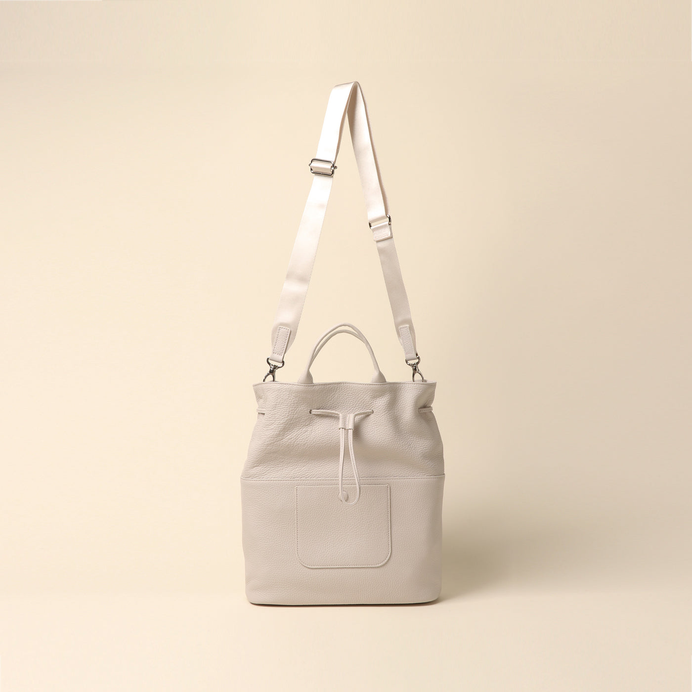 <itten-itten> Drawstring Tote / Pale Green