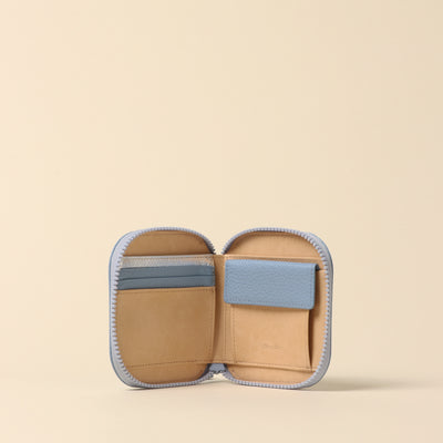 <itten-itten> Round Mini Wallet / Pale Green