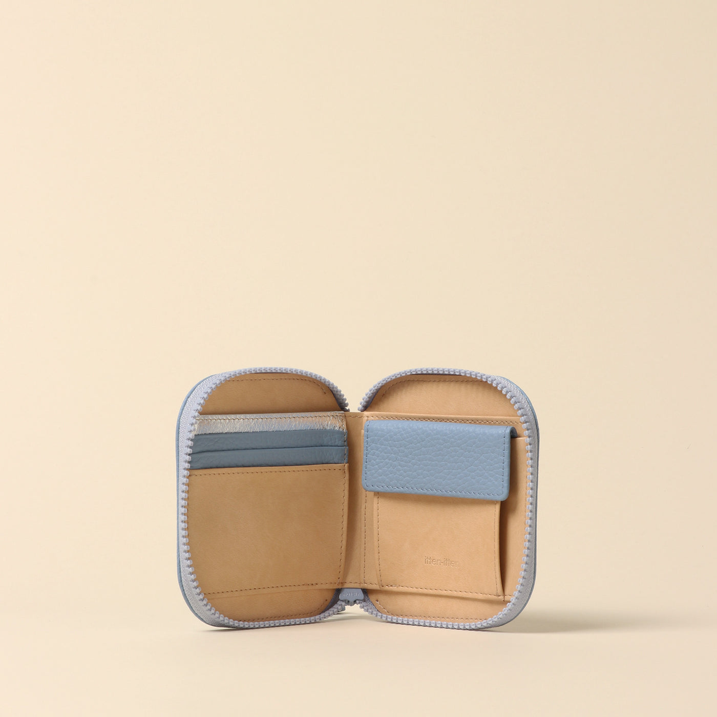 ＜itten-itten > Round Mini Wallet / Saks