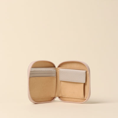 ＜itten-itten > Round Mini Wallet / Saks