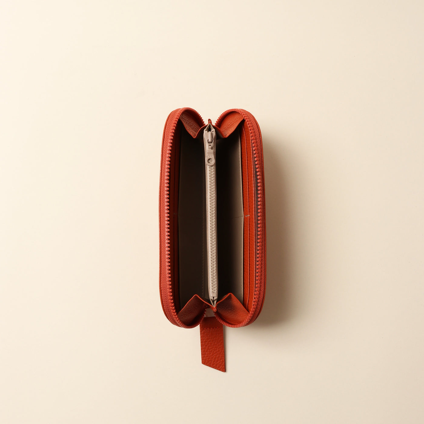 <itten-itten> Round Wallet / Terracotta